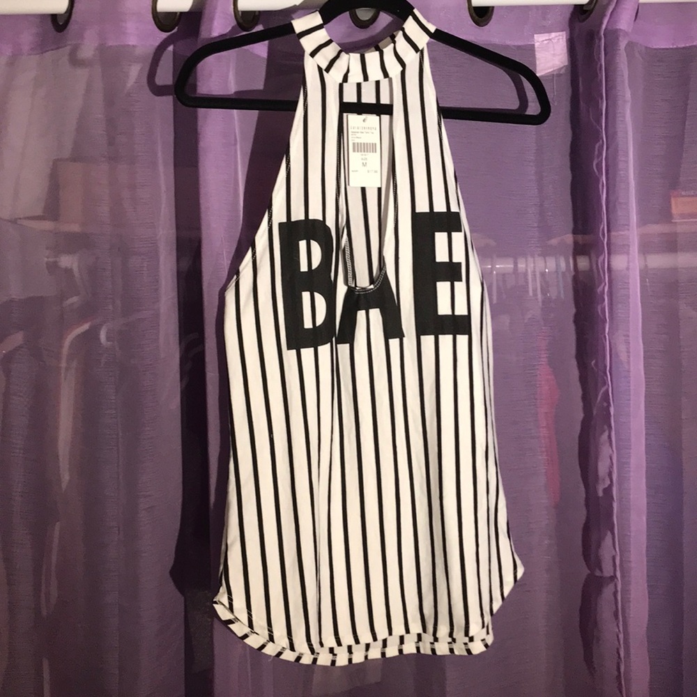 Fashion nova baseball bae tank top